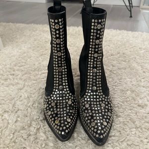 Nastygal Metal Studded Booties